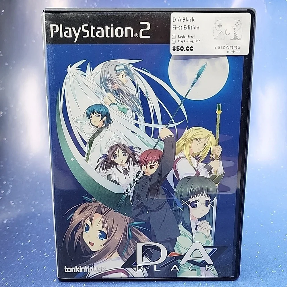 D-A BLACK First Edition (PlayStation 2, 2003) Japanese Import Game CIB Complete
